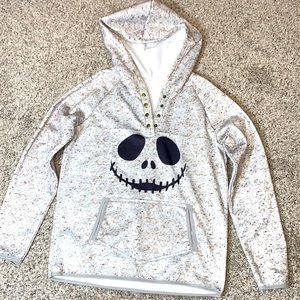New skull face hoodie pullover